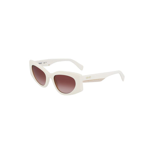 White Acetate Sunglass