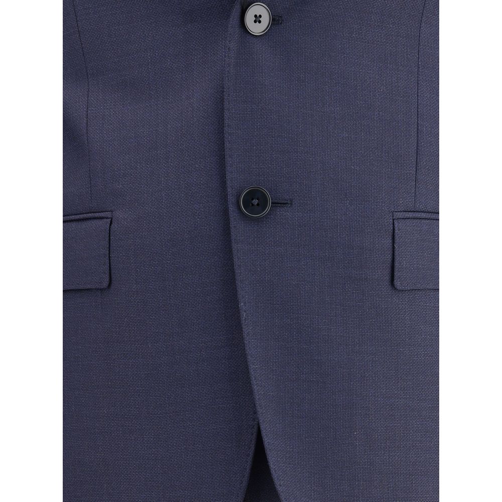 Blue Wool Two-Piece Suit