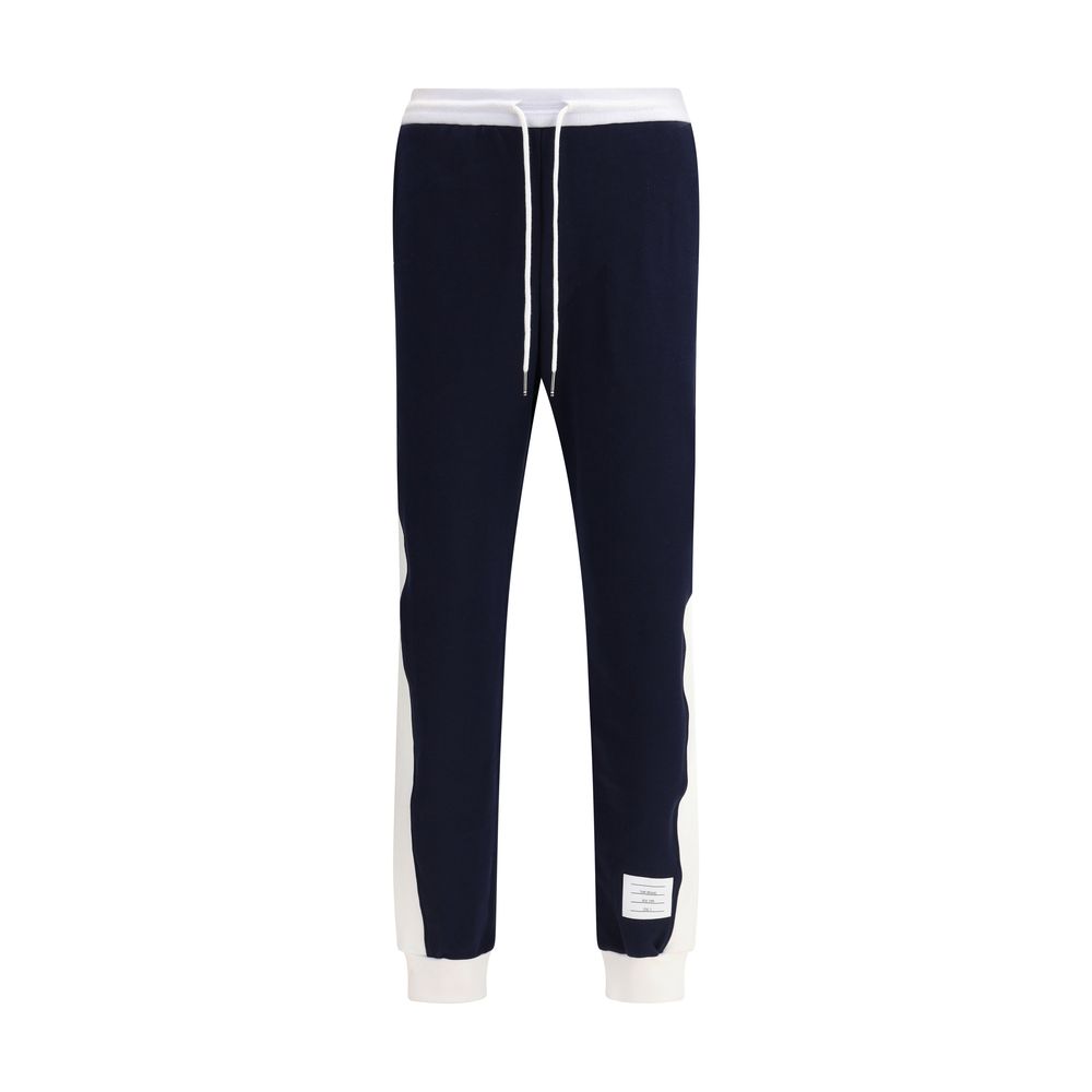 Blue Cotton Joggers (Workout Pants)