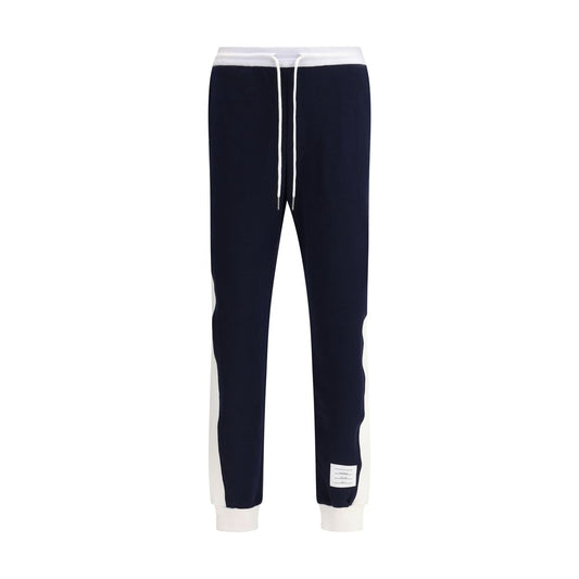 Blue Cotton Joggers (Workout Pants)