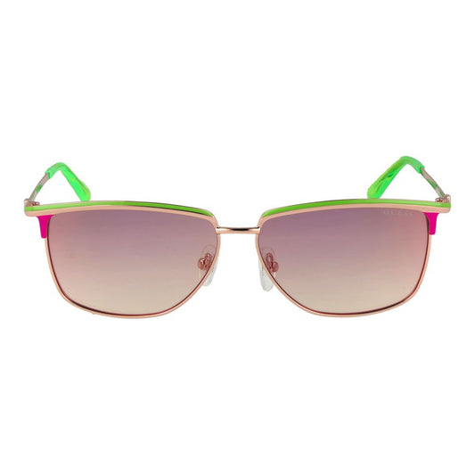 Green Metal Sunglasses