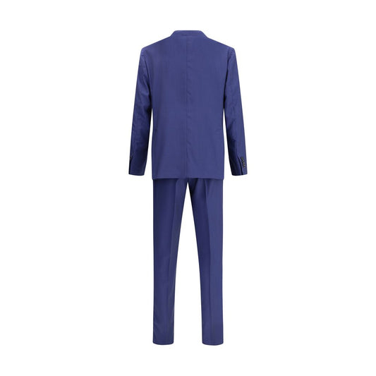 Blue Fleece Wool Suits And Blazer