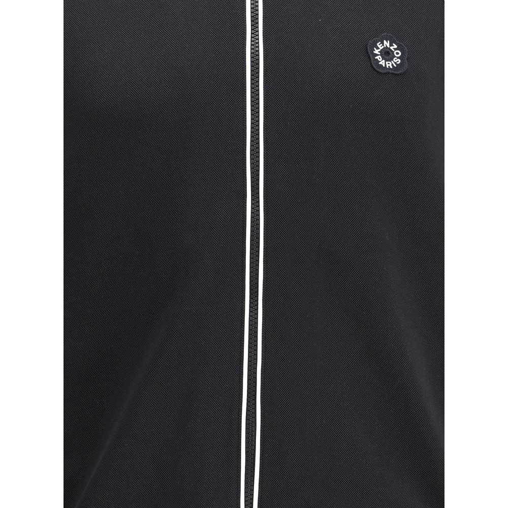 Black Polyester Sweatshirt