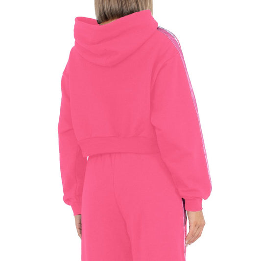 Fuchsia Cotton Women Sweater