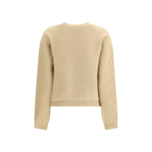 Beige Wool Sweatshirt