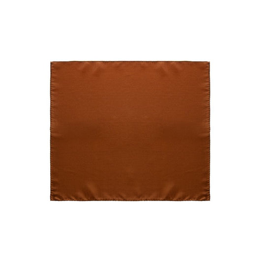 Brown Silk Pocket Square