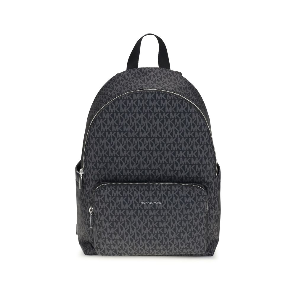 Black Polyester Backpack