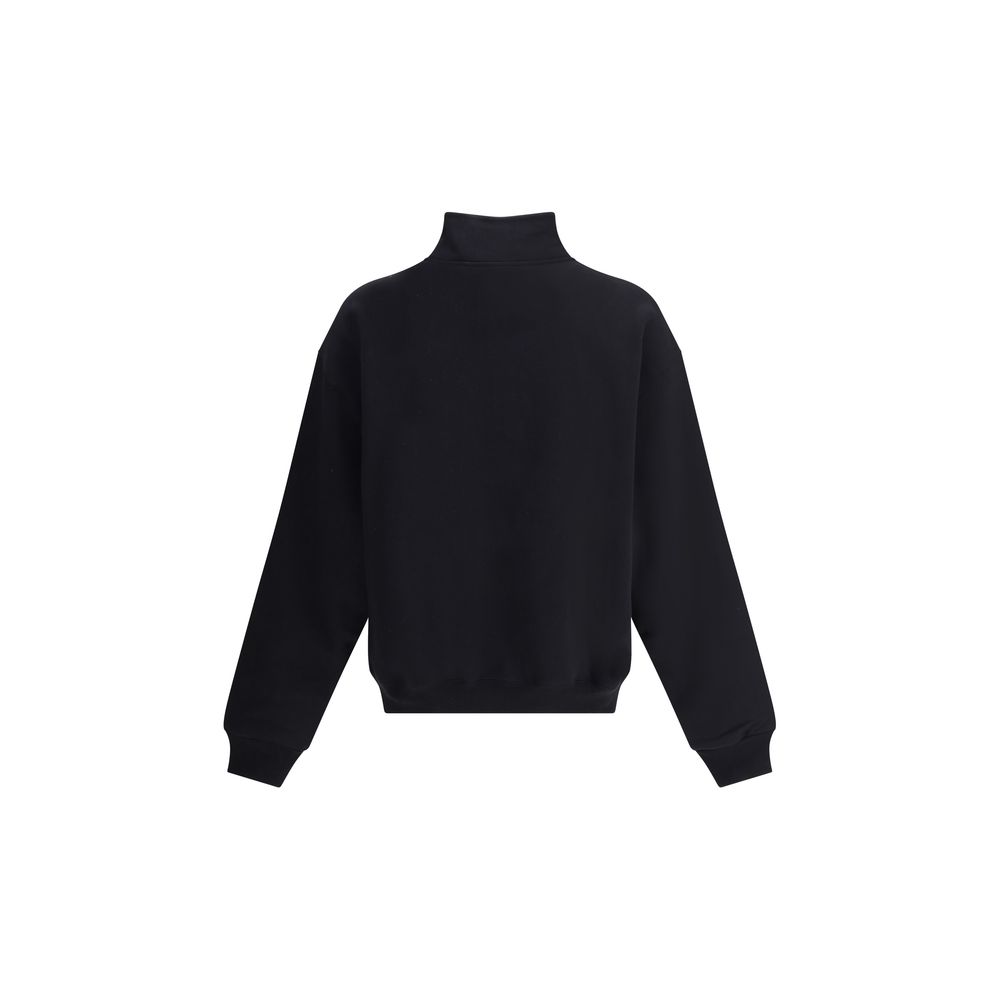 Black Cotton Sweatshirt