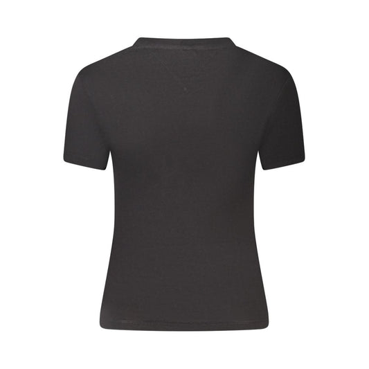 Black Cotton T-Shirt