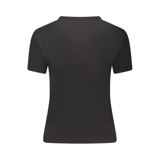 Black Cotton T-Shirt