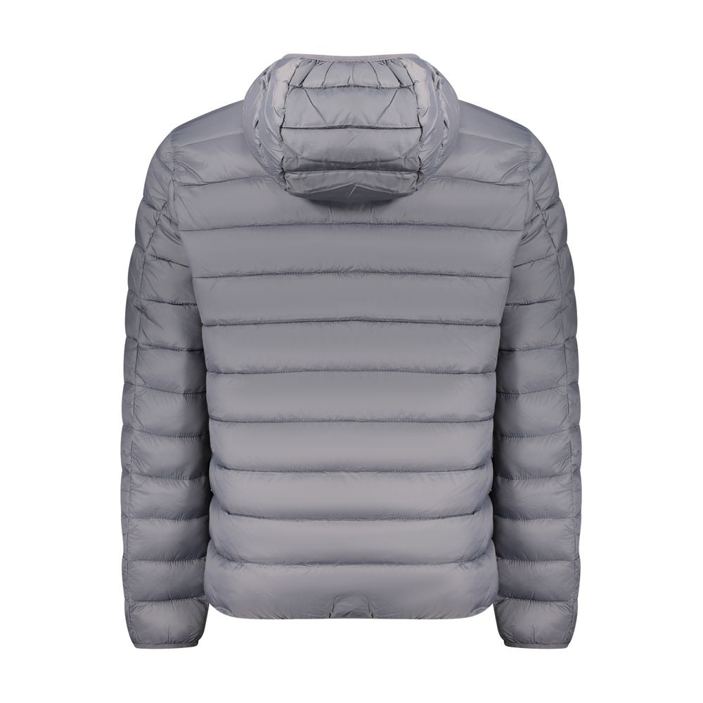 Gray Polyamide Jackets & Coat