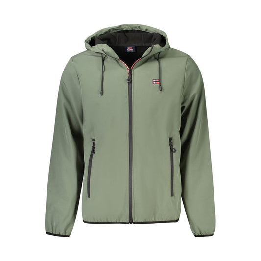 Green Polyester Jackets & Coat