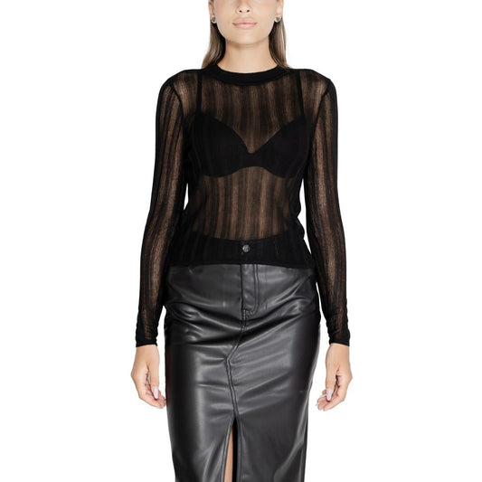 Black Viscose Sportswear