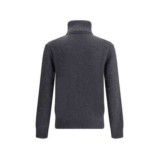 Gray Cashmere Turtleneck