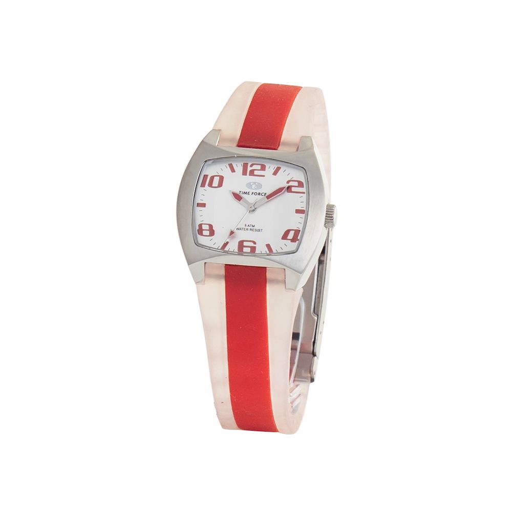 Red Rubber Sport Watch