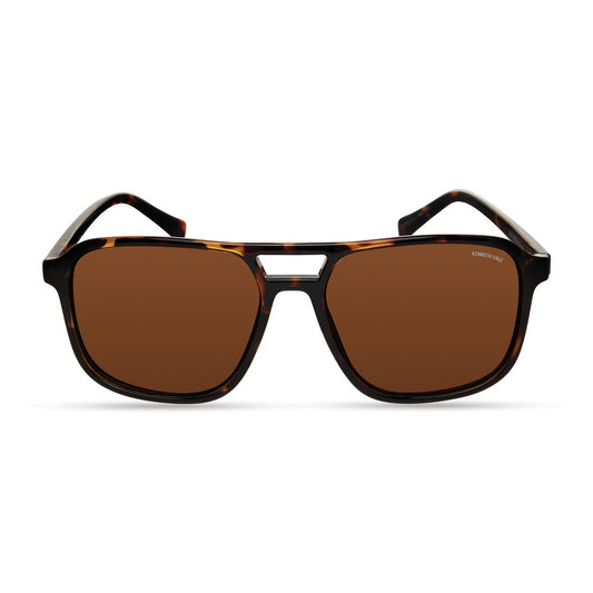 Brown Injected Sunglasses