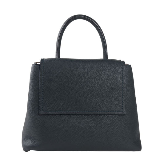 Blue Leather Handbag