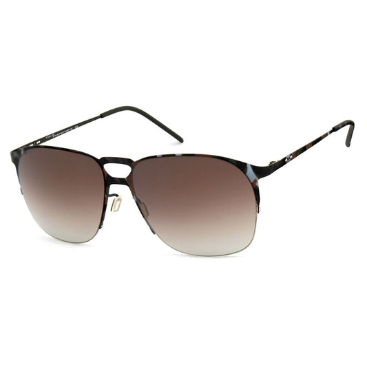 Brown Metal Sunglasses