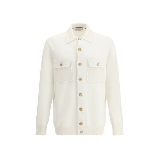 White Cashmere Cardigan