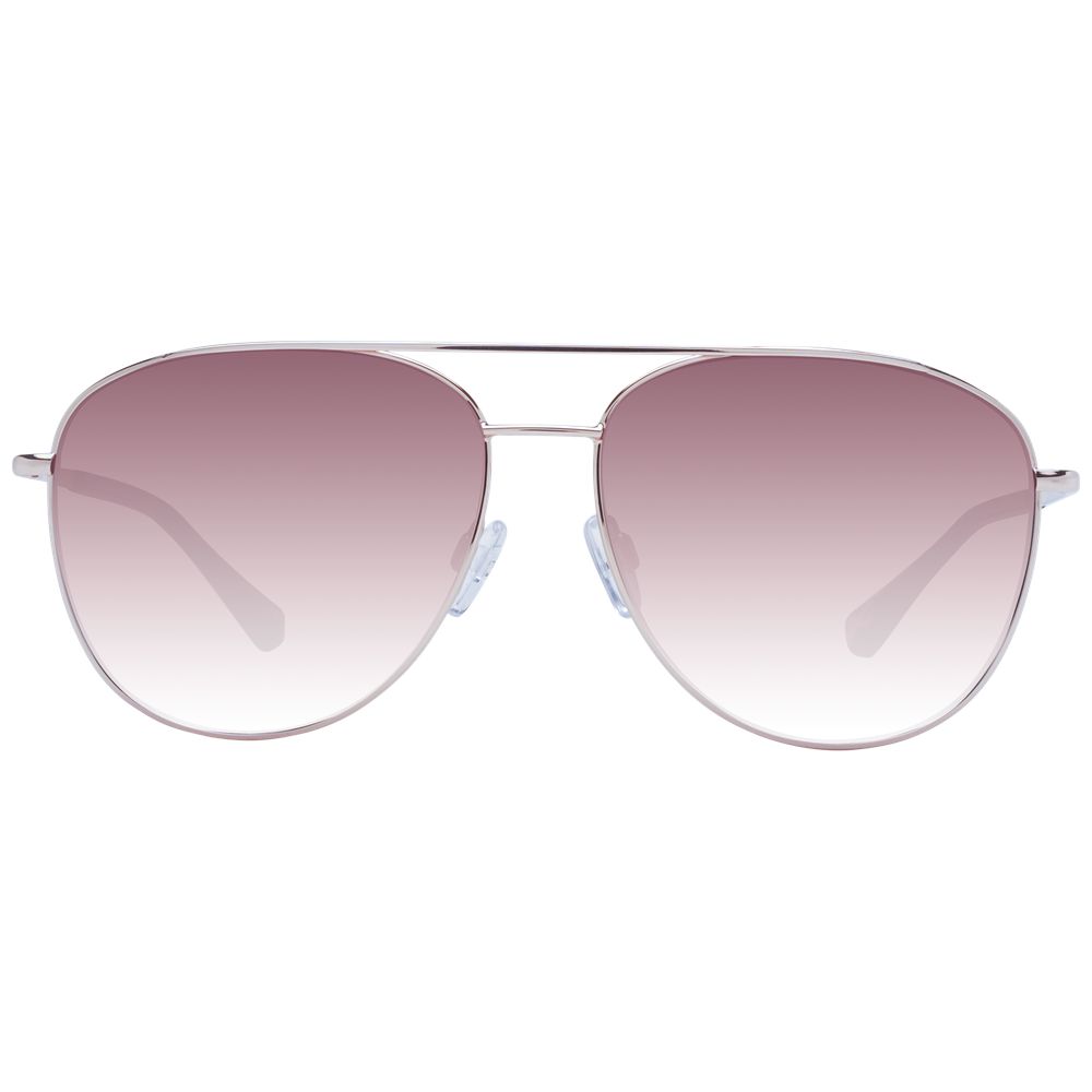 Rose Gold Metal Sunglasses