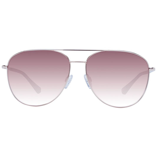 Rose Gold Metal Sunglasses