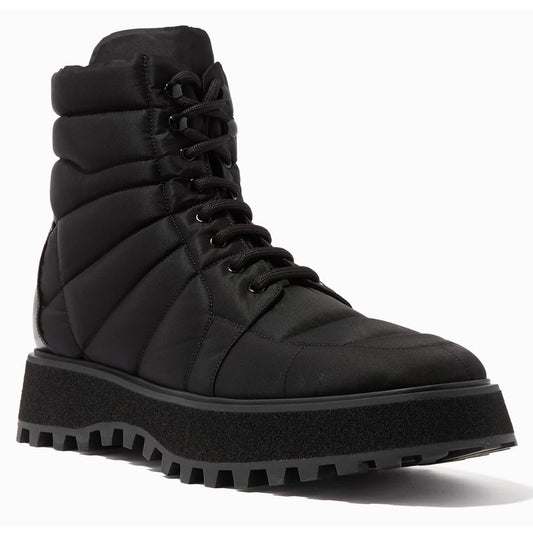 Black Nylon Men Boot