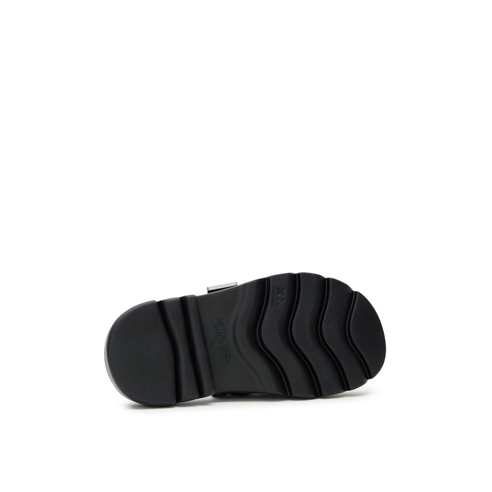 Black Cotton Slippers