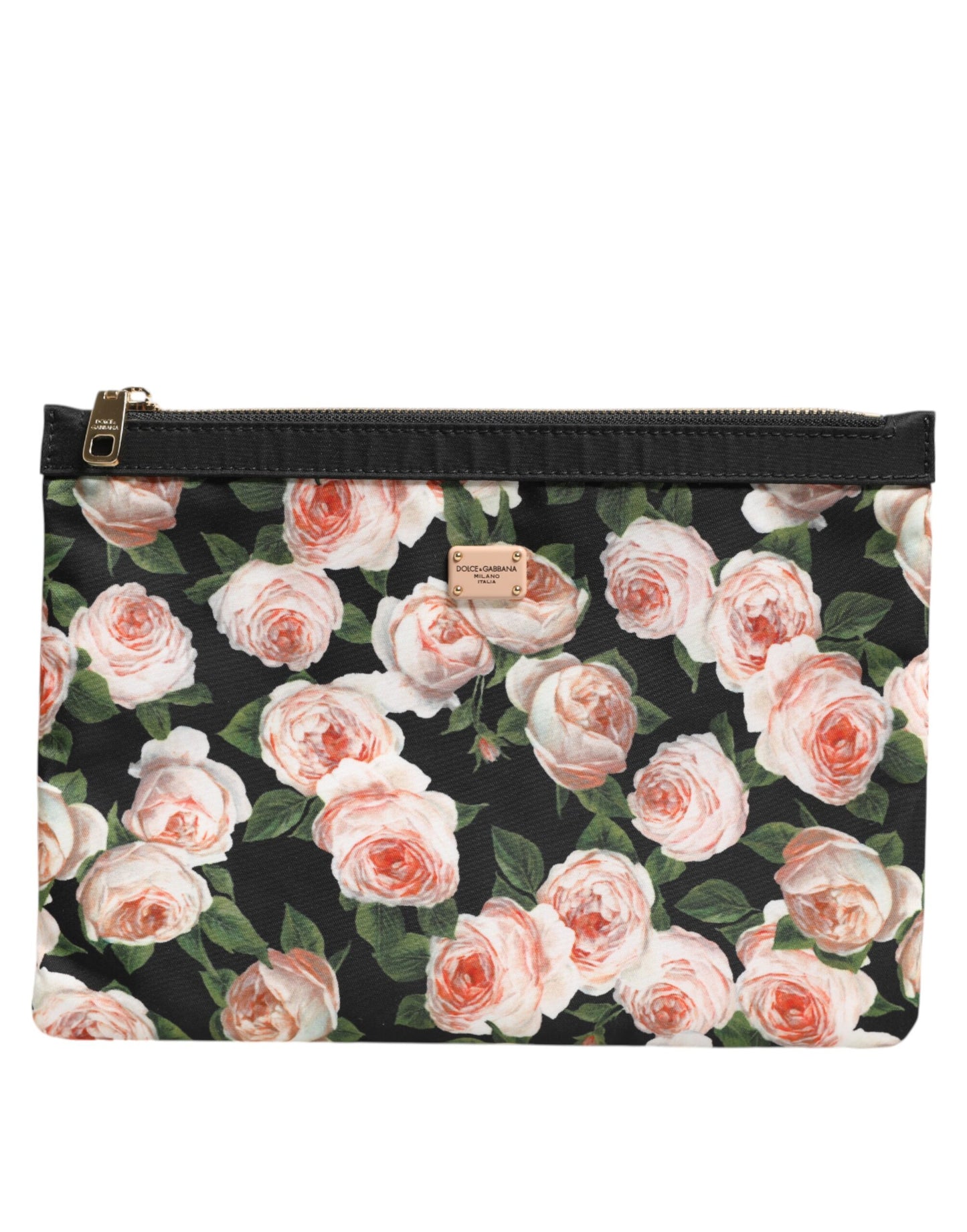Multicolor Floral DG Plaque Clutch Women Pouch Borse Bag