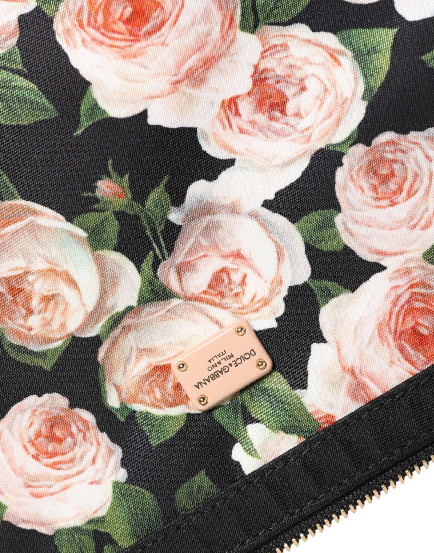 Multicolor Floral DG Plaque Clutch Women Pouch Borse Bag