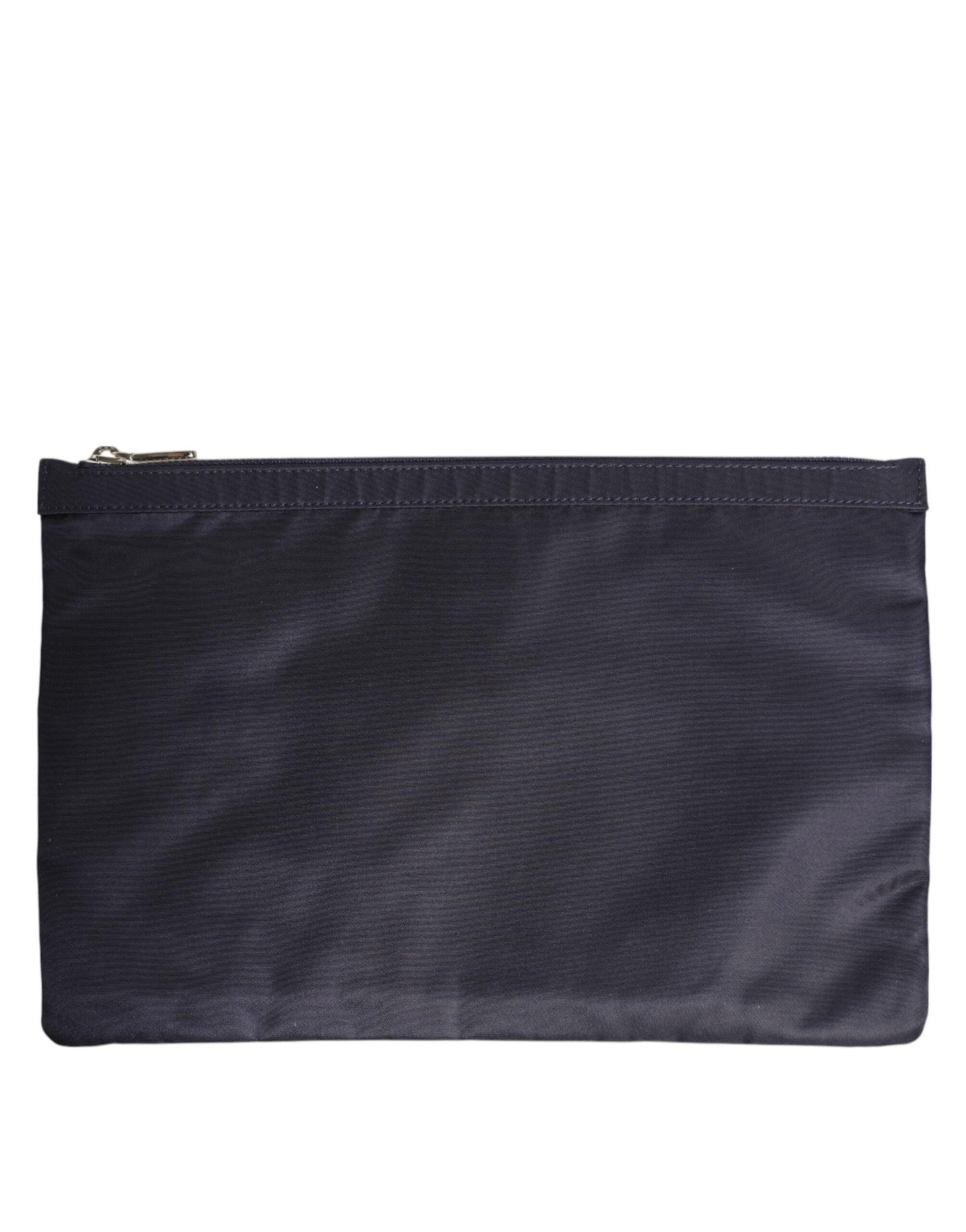 Blue DG Logo Patch Embellished Pouch Clutch Men Borse Bag