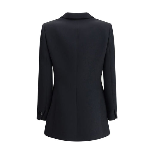 Black Polyester Blazer