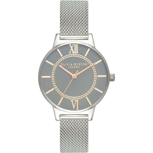 Silver Stainless Steel Dress Watch