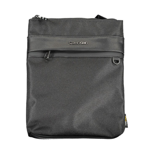 Black Polyester Shoulder Bag