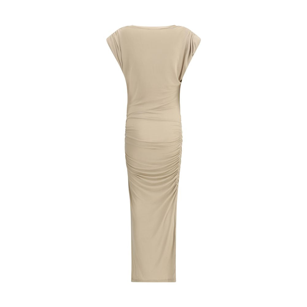 Beige Modal Casual Dress