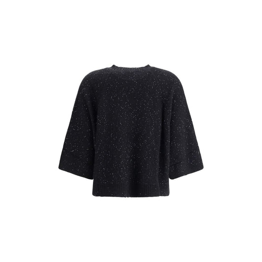 Black Fleece Wool Sweatshirt