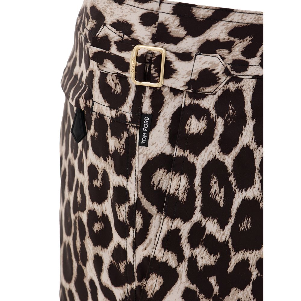 Multicolor Polyester Swim Shorts