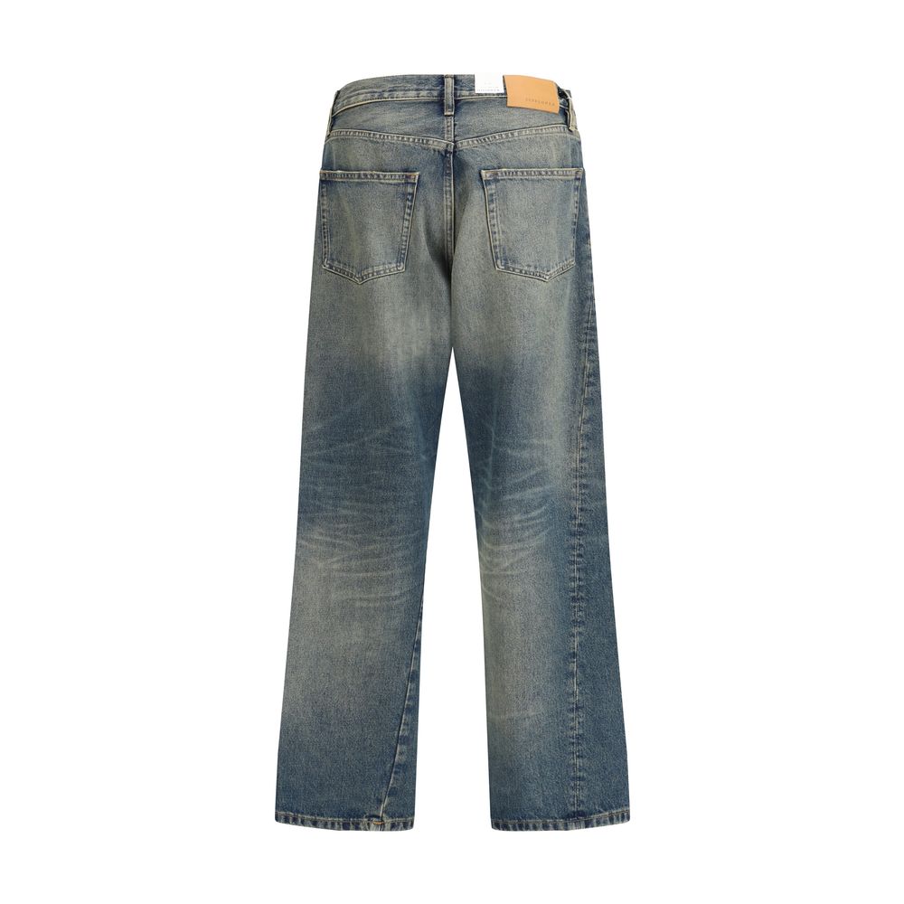 Blue Cotton Jeans Denim