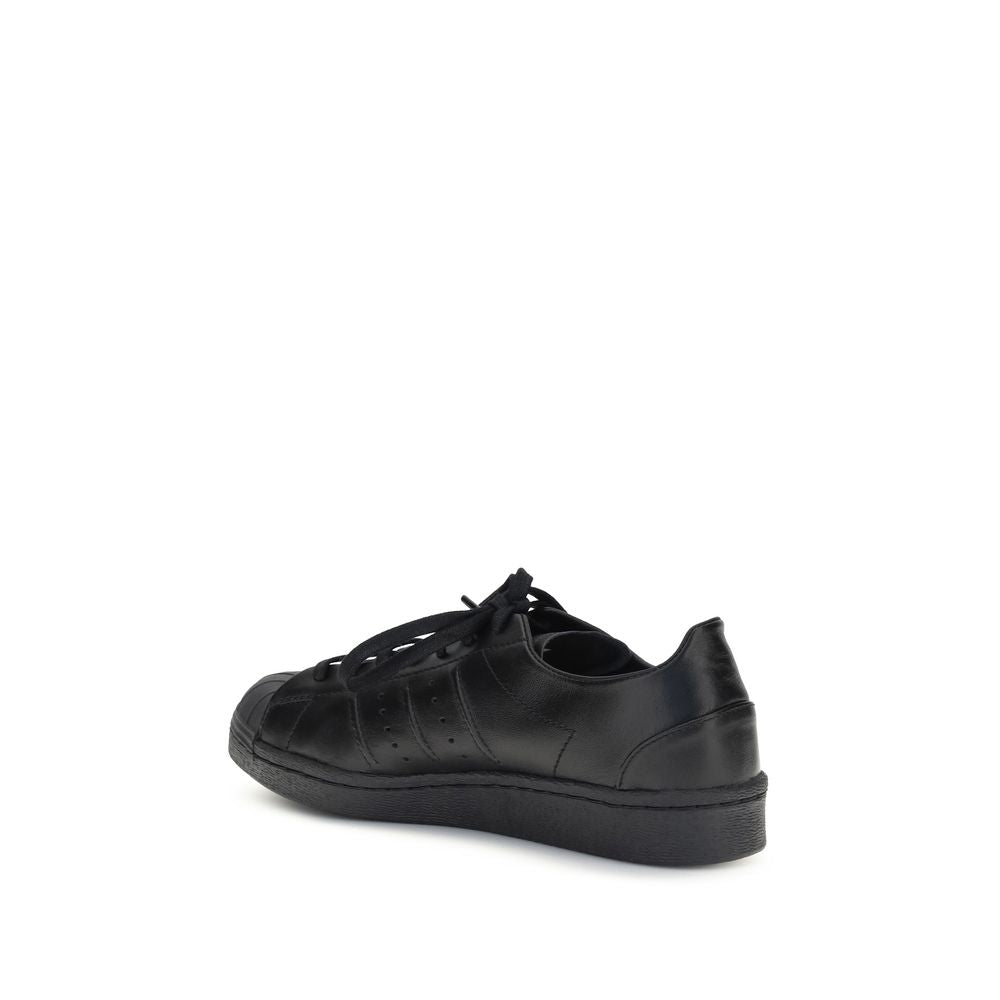 Black Calf Leather Bos Taurus Sneakers