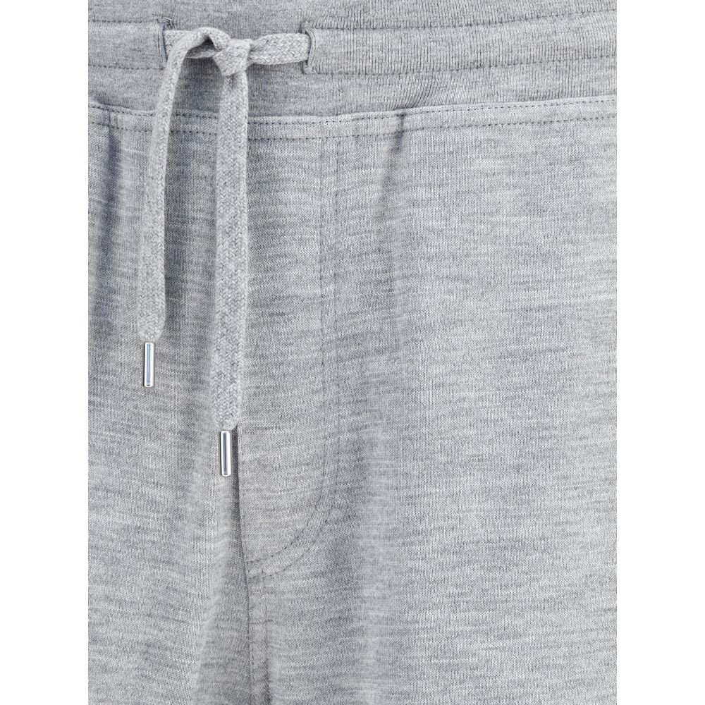 Gray Cashmere Casual Pants