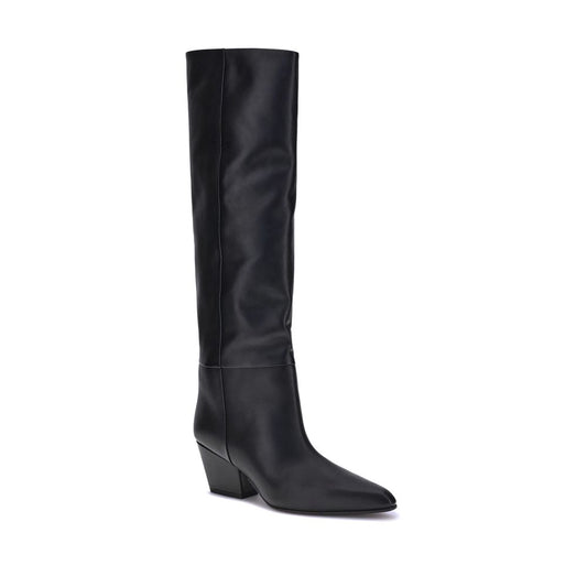 Black Calf Leather Bos Taurus Boots