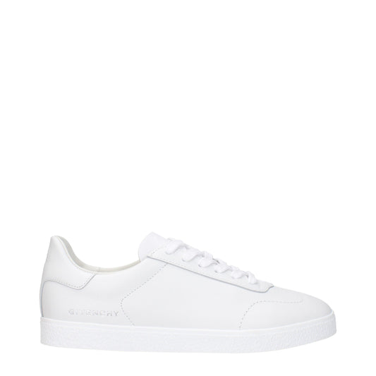 White Leather Low Tops