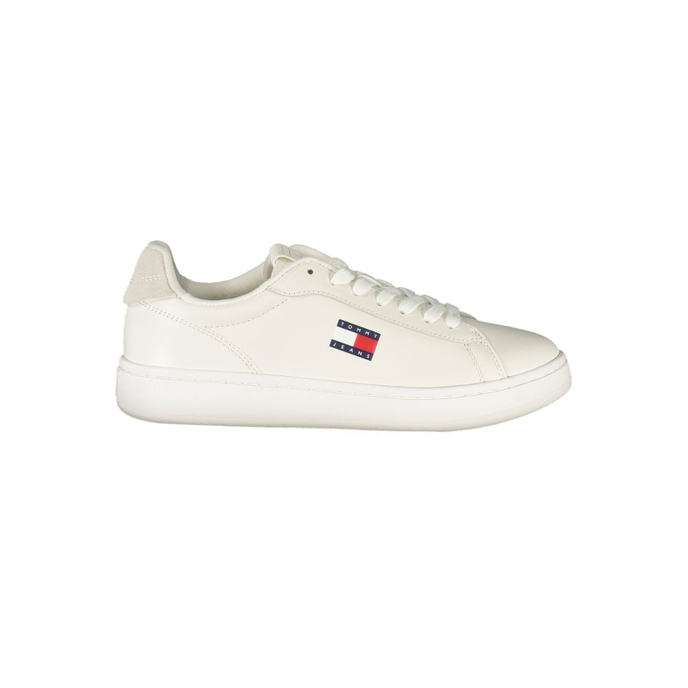 White Leather Women Sneaker