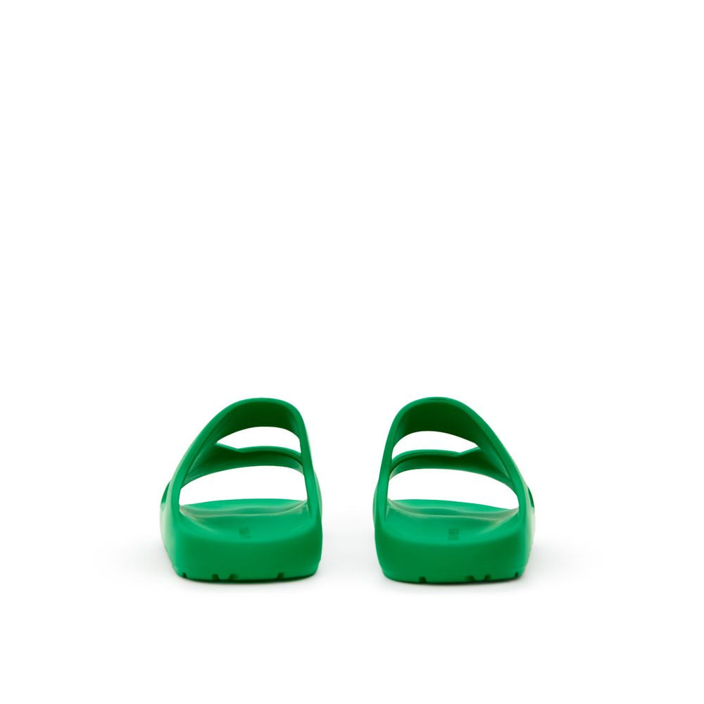 Green Cotton Slippers