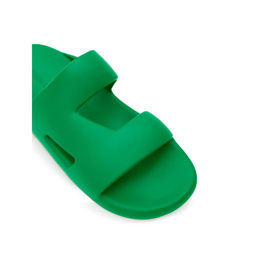 Green Cotton Slippers
