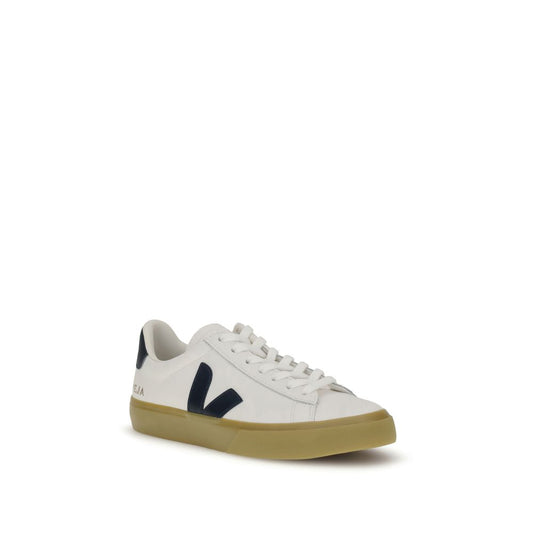 White Leather Low Top Sneakers