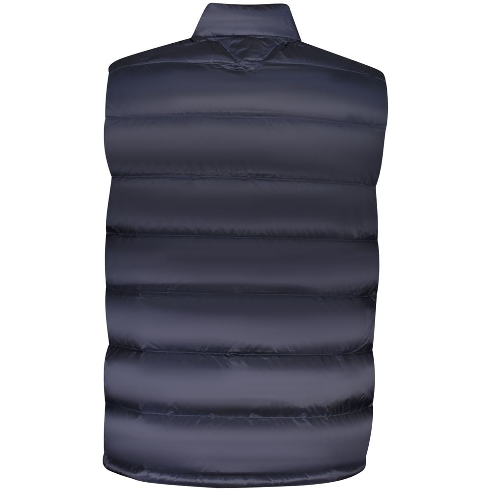 Blue Nylon Men Jacket