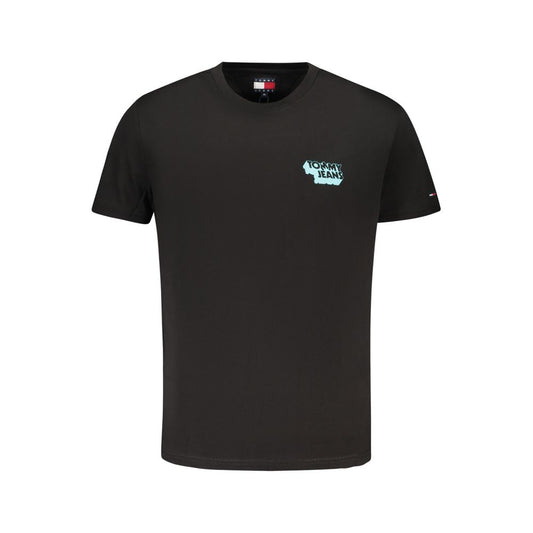 Black Cotton T-Shirt