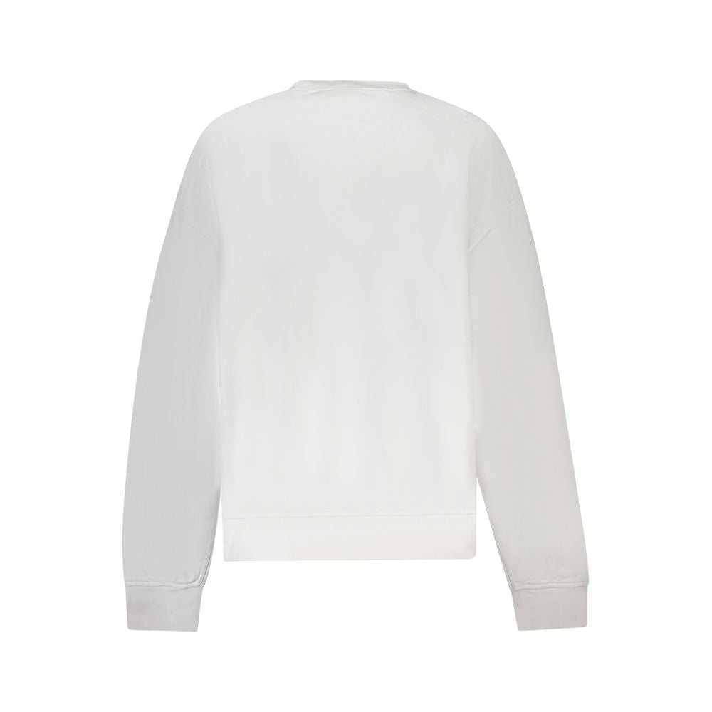 White Cotton Women Sweater