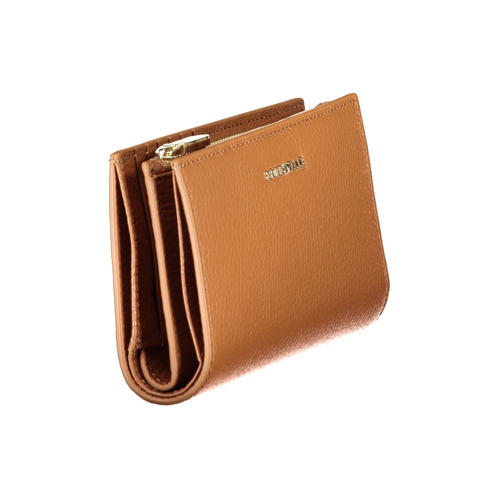 Brown Leather Women Wallet