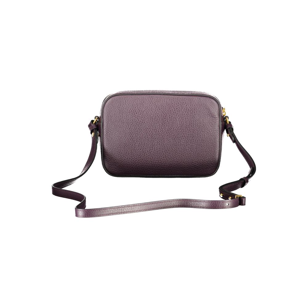 Purple Leather Women Handbag